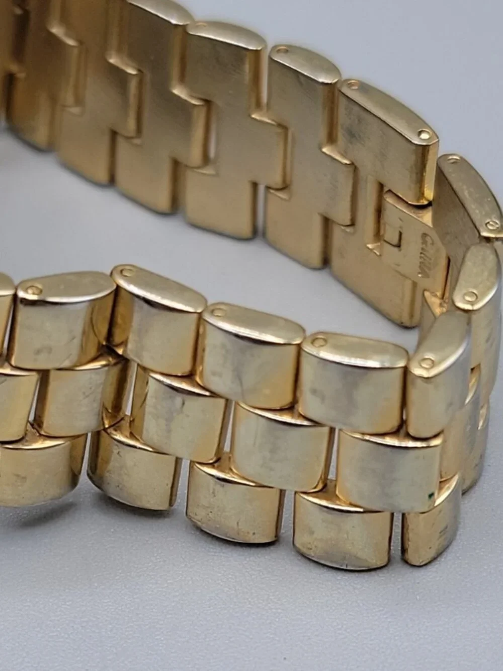 Vernier Gold Classic Tonneau Ladies Quartz Watch 7.5